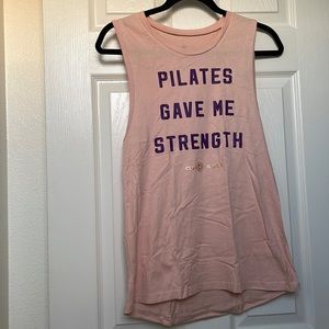 Club Pilates “Pilates Gave Me Strength” Tank Top Medium